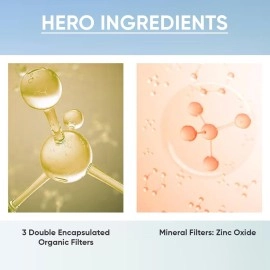 Cos-IQ Sunscreen Serum SPF 50 PA++++ Broad Spectrum, UVA, UVB and IR Protection, No White Cast, Ultra-Light Weight, Skin Safe, Dewy Finish For Men & Women, 100ml