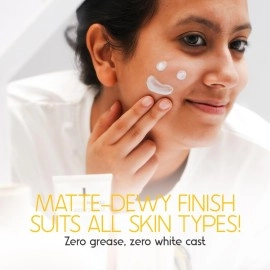 Cos-IQ Daily Use Sunscreen Serum SPF 30 PA++++ Broad Spectrum, 100ml, UVA, UVB and IR Protection, Zero White Cast, Ultra Light Weight, Skin Safe, Dewy Finish