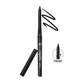 Organic Netra Pure Black Kajal Waterproof, Smudgeproof & Long Lasting for Normal Skin Type Enriched with Natural & Organic Ingredients Upto 12Hrs, Matte Finish (Pack of 1)