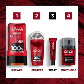 LOral Paris Men Expert Anti-Ageing Eye Cream, Vita Lift Anti-Wrinkle Mens Eye Cream Targets Eye Bags - 15 ml