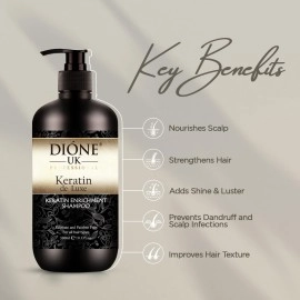 DIONE UK Keratin Enrichment Hair Shampoo (300 ML)
