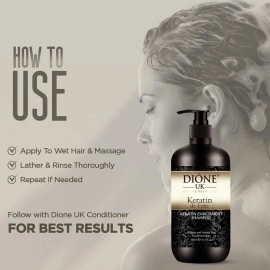 DIONE UK Keratin Enrichment Hair Shampoo (300 ML)