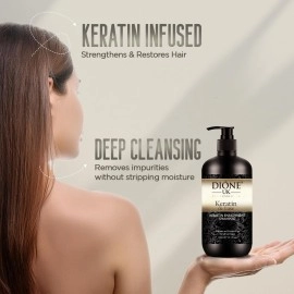 DIONE UK Keratin Enrichment Hair Shampoo (300 ML)