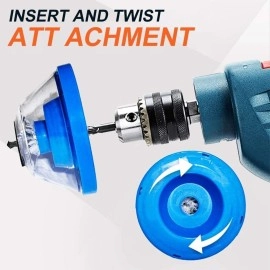 SOLDTRUE Drill Dust Collector catcher Attachment, Electric Drill Dust Cover Ash Bowl Accessory Dustproof Device Electric Hammer for Home Reusable Drilling Wood Wall working