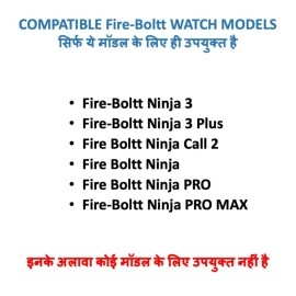 iTronix Charging Cable For Fire-Boltt Ninja 3 / Ninja 3 Plus/Ninja/Ninja Pro/Ninja Pro Max/Ninja Call 2 Smartwatches