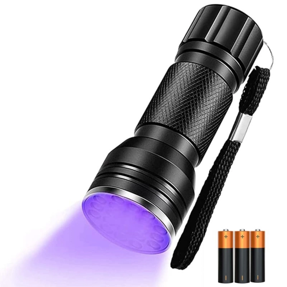 NEXT GEEK 395-400nm 21 LED UV Light Torch Flashlight Waterproof Comes with 3 Operating Mode