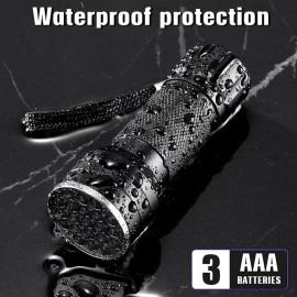 NEXT GEEK 395-400nm 21 LED UV Light Torch Flashlight Waterproof Comes with 3 Operating Mode