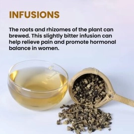 Herbaveda- Black Cohosh Root 100g | Relieves headache | Eases PMS