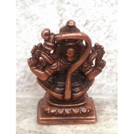 SEARCHERS PARADISE CopperHandmade God Hanuman, 1.2 inches, 25 Grams, Patina Antique Finish, Pack of 1 Piece