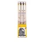 Sakura Pigma Micron - Pigment Fineliner Pens - 01/03/05 - Pack of 3 - Black Ink
