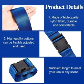 Healthcave Mulligan Mobilization Belt Back Massager Used in Physiotherapy 2 Inches Wide 6.5 Feet Long Adujustable and Compatible with Wheel Chairs and Other Physiotherapy Activites (Dark Blue)