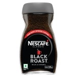Nescafe Classic Black Roast Instant Coffee|Roasted Longer For A Stronger Cup|Strong & Intense|100% Pure Soluble Coffee Powder|190 Gram / 200G Jar (Weight May Vary)