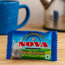 Nova 3 Gram Milk Dairy Creamer Powder 200 Sachet, Enjoy Everyday Your Tea.