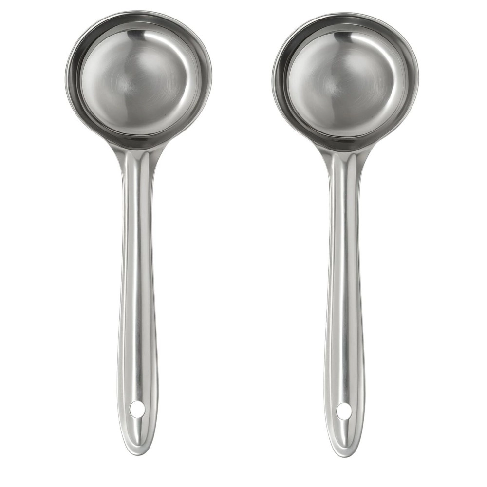 Dynore Round Stainless Steel Dosa Spatula - Set of 2