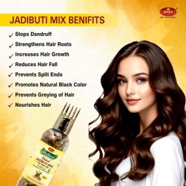BNSN Natural Jadibuti Mix For Hair Oil With Goodness of Rosemary, Spikenard, Bhringraj & 25+ Ayurvedic Herbs | Make Your Own Hair Oil | 100% Herbal & Plant derived for Complete Hair Care
