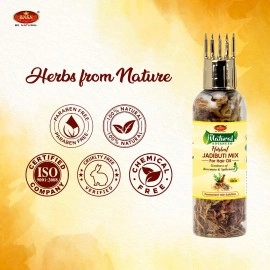BNSN Natural Jadibuti Mix For Hair Oil With Goodness of Rosemary, Spikenard, Bhringraj & 25+ Ayurvedic Herbs | Make Your Own Hair Oil | 100% Herbal & Plant derived for Complete Hair Care