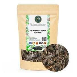 PHs Organic Jatamansi Roots for Hair Growth 50gm Full Roots (Full of Oil A Grade Clean) Bal Chad | Nardostachys Jatamansi | Spikenard | Musk Root | For Hair growth and SkCare