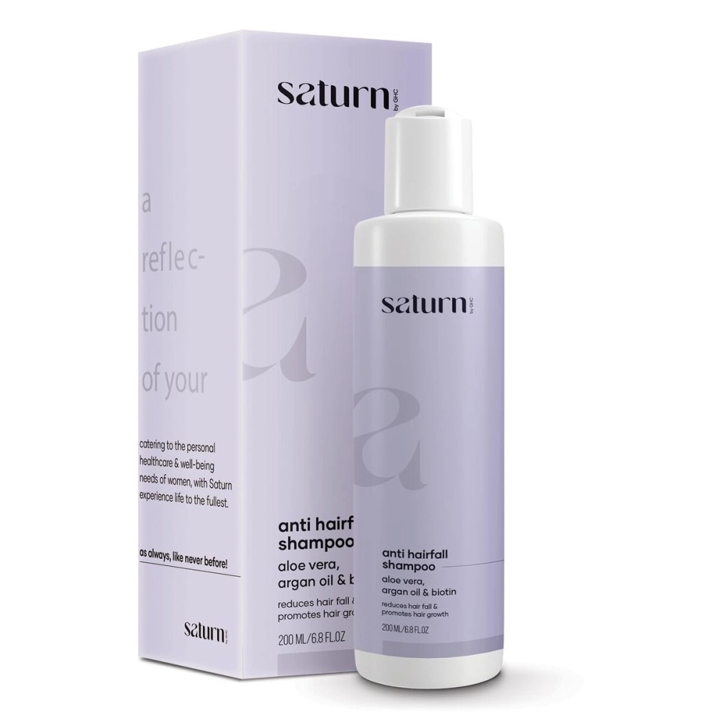 Saturn by GHC Growwb Hair Nourishing Shampoo for Hair Fall & Hair Growth, 200 ml (Pack of 1)