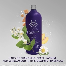 H HYDRA GROOMERS Silky-Smooth Shampoo, Premium Pet Shampoo for Dogs and Cats, Enhances Coats Ability to Absorb Moisture, Reduce Frizz and Strengthen Hair, Gives Silky & Shine Coat - 1 Litter