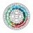 VAASTU VARDAN VASTU Acrylic Shakti Chakra/featuring 45 DEVTA, ANGULAR DIVISION,16 ATTRIBUTES WITH COLOR,HEALTH CHART, RAJAS,SATTAV,TAMAS,FOR MAHA-Vaastu (6 INCH)Pack of 1