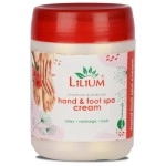 Lilium Hand & Foot Spa Cream For Rough, Dry and Cracked Heel | Sunflower Seed Oil & Olive Oil, 900ml