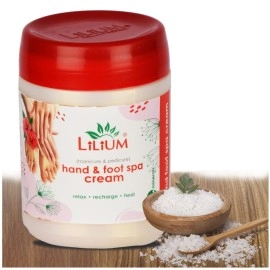 Lilium Hand & Foot Spa Cream For Rough, Dry and Cracked Heel | Sunflower Seed Oil & Olive Oil, 900ml