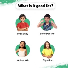 Little Joys Multivitamin Gummies (2-6 years) | 60 Days Pack | No Sugar Added | Strawberry Flavour | Boosts Immunity, Bone Density & Eyesight