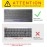 Saco Silicone Skin Keyboard Cover Compatible for Lenovo IdeaPad Slim 3 15.6 Inch Thin & Light Laptop 82H802FHIN 82H803GTIN 82RK0085IN 82H802XTIN 82RK006DIN - Launch Year 2022 - Black