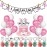 ZYOZIQUE 37 Pcs -I Got My First Tooth Decoration/First Tooth Decoration/First Tooth Decoration Items for Baby/My First Tooth Decoration/1st Tooth Photoshoot Decoration-Colour Pink