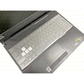 RAYA TPU Keyboard Cover for 2021 ASUS TUF Gaming A15 F15 15.6inch & 2021 ASUS TUF Gaming A17 F17 17.3inch Laptops (Transparent TPU)