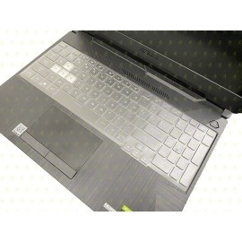 RAYA TPU Keyboard Cover for 2021 ASUS TUF Gaming A15 F15 15.6inch & 2021 ASUS TUF Gaming A17 F17 17.3inch Laptops (Transparent TPU)