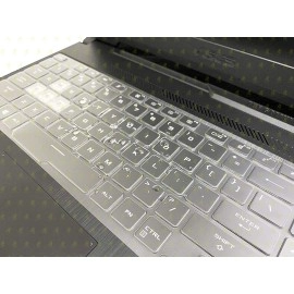 RAYA TPU Keyboard Cover for 2021 ASUS TUF Gaming A15 F15 15.6inch & 2021 ASUS TUF Gaming A17 F17 17.3inch Laptops (Transparent TPU)