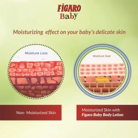 Figaro Baby Lotion with Goodness of Natural Olive oil enriched with vitamin E, Dermatologically tested, 100 ml