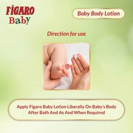 Figaro Baby Lotion with Goodness of Natural Olive oil enriched with vitamin E, Dermatologically tested, 100 ml