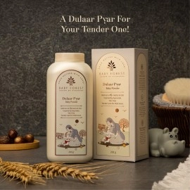 BABY FOREST Dulaar Pyar Baby Powder - Talc-Free, Naturally Aromatic & Cooling, Chamomile & Jojoba, 200g (Pack of 1)