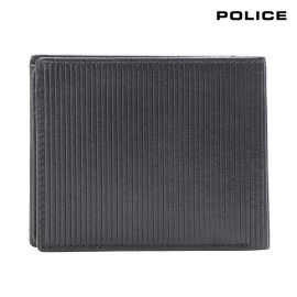 Police Branded Wallet for Men Leather Original | Premium Slim Wallet for Men Stylish Money Coin Bifold Genuine Leather Gents Purse with 6 Card Holder Slots - Black, Black, Casual