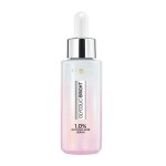 LOral Paris L\'Oreal Brightening Serum, 1% Glycolic Acid, 2% Niacinamide Serum, Visibly Minimises Spots, Reveals Even Skin Tone, Glycolic Bright Skin, 15 ml