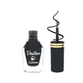 Dazller Eyeliner, 6.5mL (Pack of 3), Black, Velvet Matte, Washable, Water-resistant, Smudge-proof