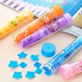 SMIZZY ; (RE)TOUCHING LIVES (RE) TOUCHING Flower Design Tube Shape Bottle Paper Soap Clean Soft Bath For Travel, 20g (Pack Of 2), Assorted (2)