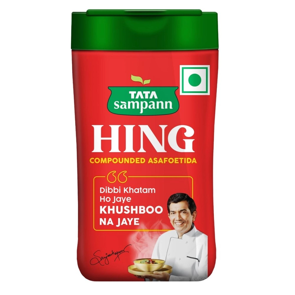 Tata Sampann Hing, Compounded Asafoetida (Bandhani Hing), 50g, Recommended by Chef Sanjeev Kapoor, Strong Flavour & Aroma