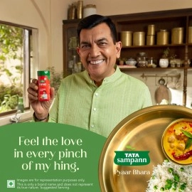 Tata Sampann Hing, Compounded Asafoetida (Bandhani Hing), 50g, Recommended by Chef Sanjeev Kapoor, Strong Flavour & Aroma