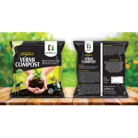 Garden Art Organic Vermicompost Fertilizer/Earthworm Manure for Plants 5 Kg for All Kind of Home and Gardening Plants with Macro and Micro Nutrient(5kg)