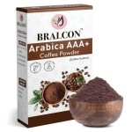 BRALCON Arabica AAA+ Coffee Powder-100g|Coffee Powder for Body Scrub Tan Removal|100% Natural Powder for Skin & Hair|Minimizes Fine Lines, Wrinkles,Strengthens Hair Follicles