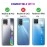 LIRAMARK Silicone Soft Back Cover Case for Realme 8 4G/Realme 8 Pro (Silicone Blue)