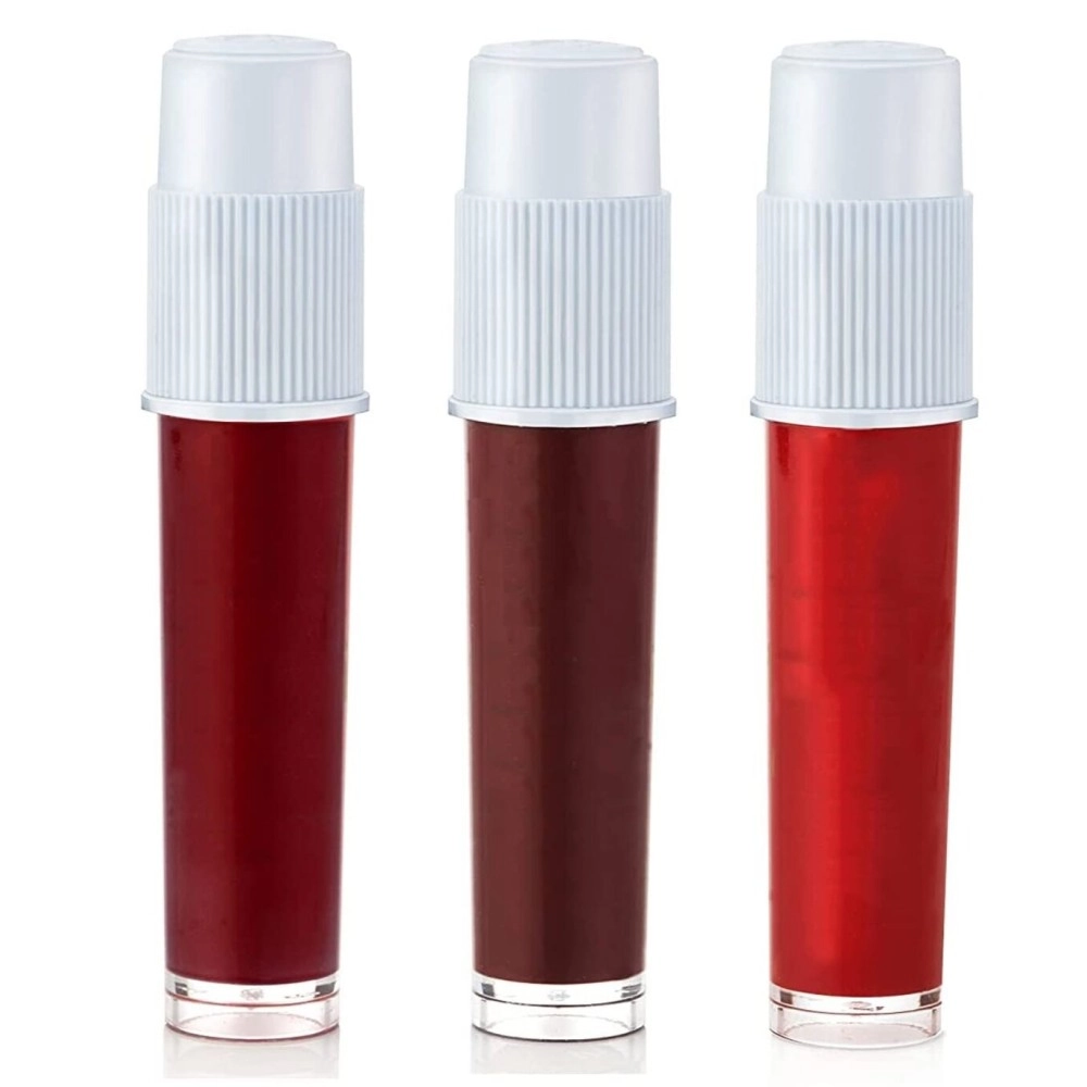 Nyamah Sales Liquid Kumkum Sindoor for Women Skin-friendly Liquid Bindi Waterproof Chemical Free 5g Red Maroon Brown Color Pack of 3