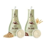 Nat Habit White Yogurt UnderArm Ubtan & Scrub For Softening, Odour Control & Remove Darkness With Yogurt & Oats, Zero Chemical (40gm X Pack f 2)