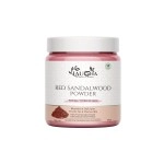 Laugha Natural & Organic Red Sandalwood Powder for Brightening & Glowing Skin, Face Pack, 100gm (Pack of 1 Jar 100 gm)