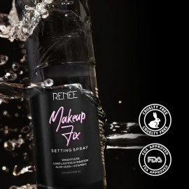 RENEE Makeup Fixer Setting Spray 60ml| Infused With Aloe Vera & Niacinamide| Prevents Cracks, Minimizes Pores & Fine Lines| Long Lasting & Weightless Formula