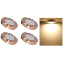 Mufasa 3 Watts Rose Gold Finish 6CM Diameter Led S..