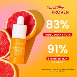 Dot & Key 10% Vitamin C + E, 5% Niacinamide Serum | Vitamin C Serum For Glowing Skin | Fades Dark Spots | Vit C Serum with Blood Orange & Pumpkin | For Uneven & Dull Skin | For All Skin Types | 20ml